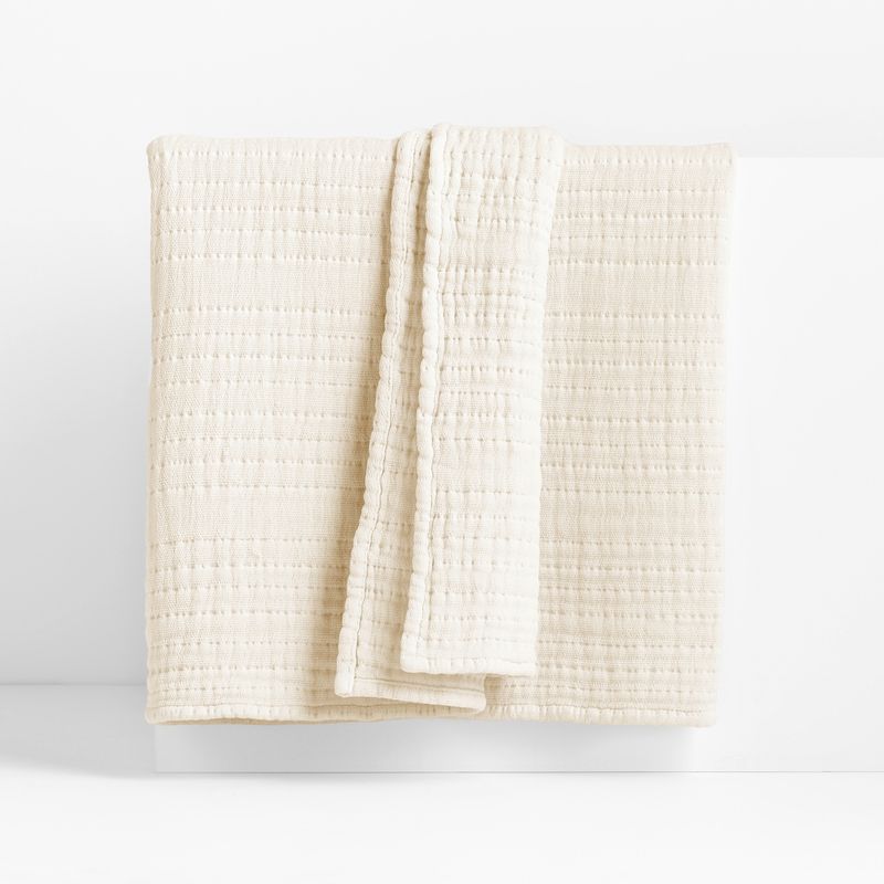 CRATE & BARREL - Manta Gasa 178x140cm Crate & Barrel