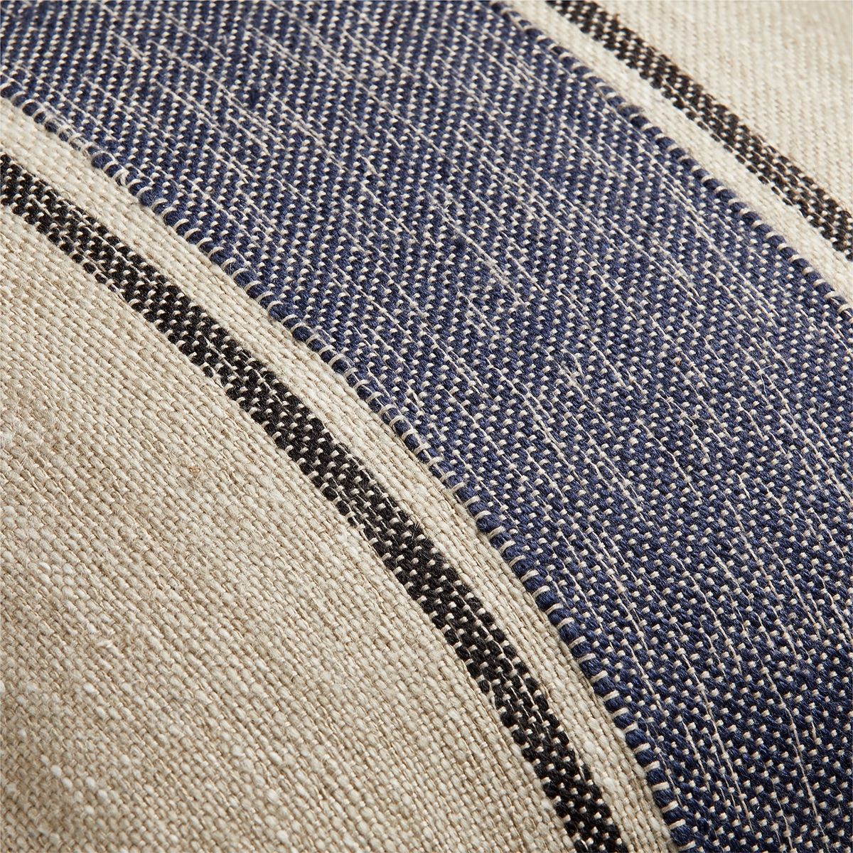 CRATE & BARREL - Funda Cojin Exterior Rayas 50X50Cm Crate & Barrel