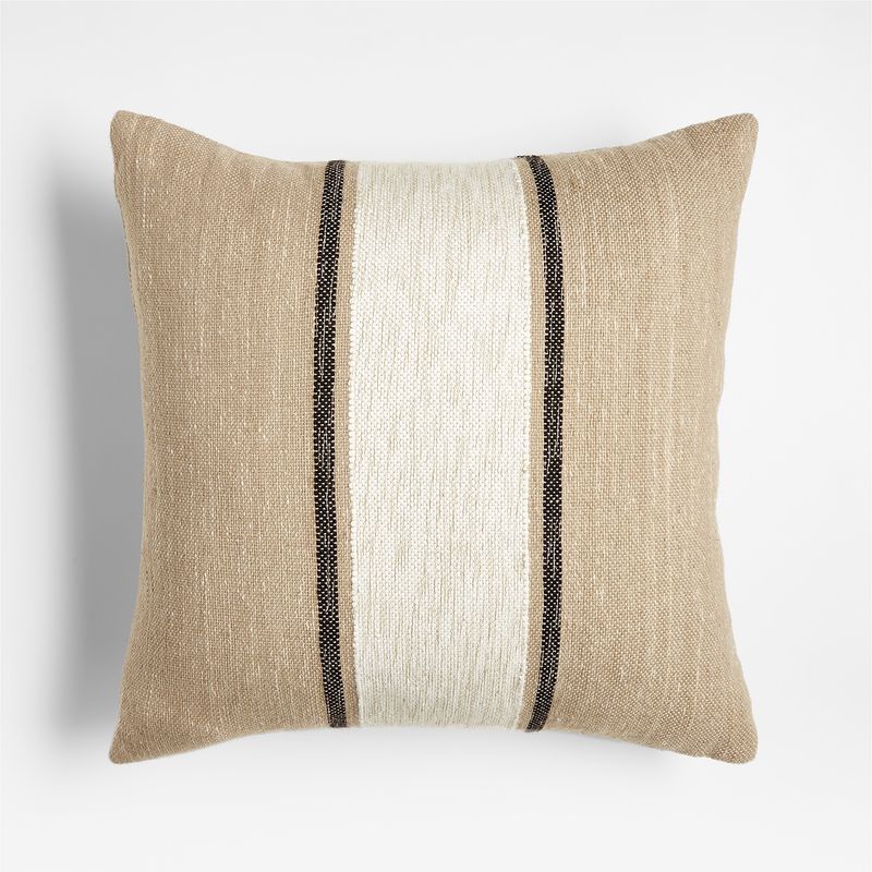 CRATE & BARREL - Funda Cojin Exterior Rayas 50X50Cm Crate & Barrel