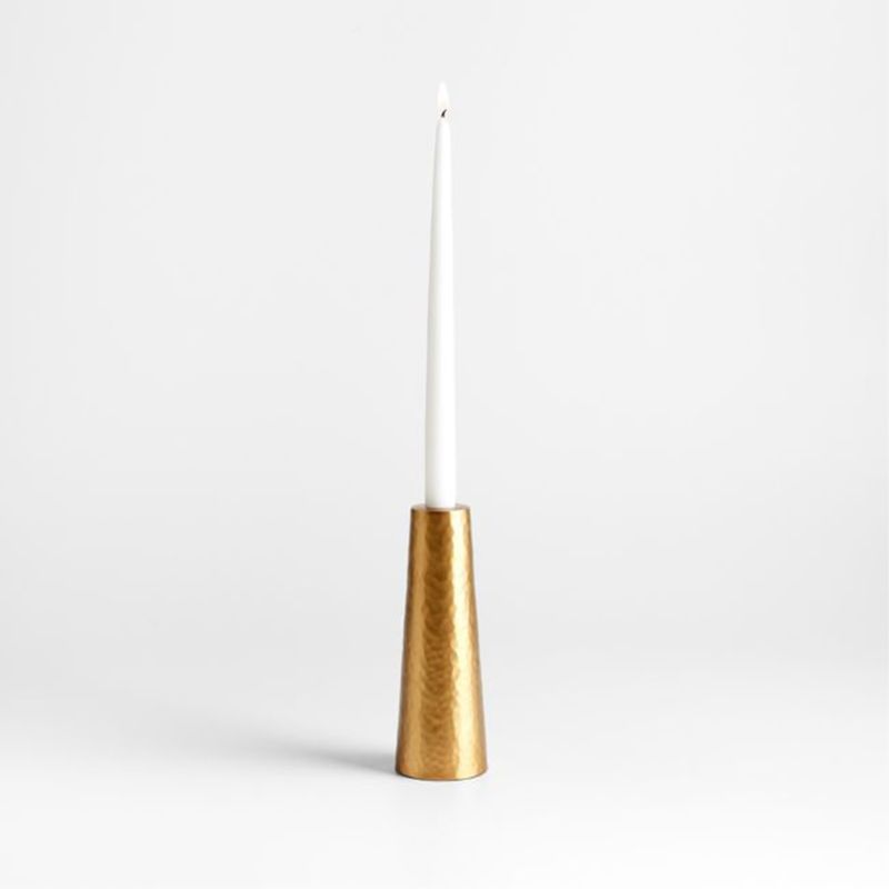 CRATE & BARREL - Candelabro Cape Coast Laton Crate&Barrel