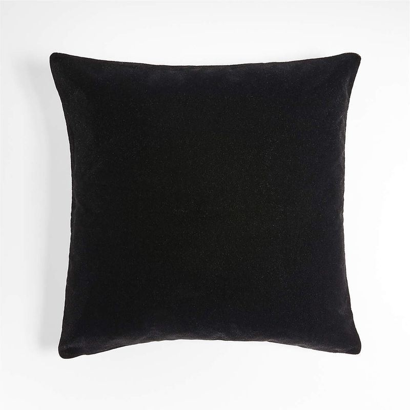 CRATE & BARREL - Funda de Cojín Negro Crate & Barrel