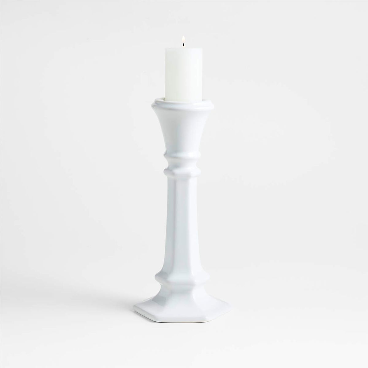 CRATE & BARREL - Candelabro Firenze Cerámica 30Cm Crate & Barrel