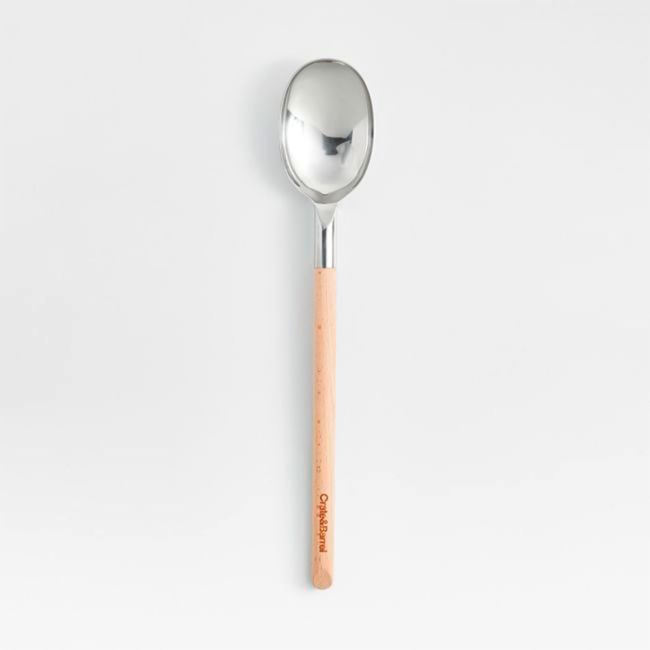 CRATE & BARREL - Cuchara Haya Y Acero Inoxidable Crate & Barrel