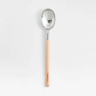 CRATE & BARREL - Cuchara Haya Y Acero Inoxidable