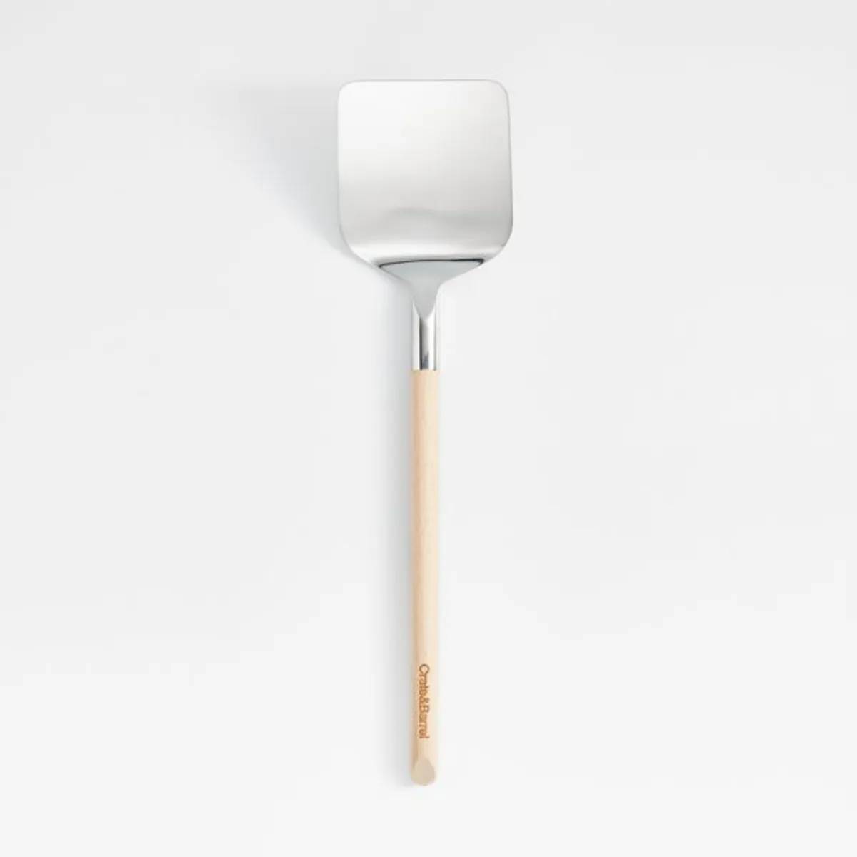 CRATE & BARREL - Espátula Haya Y Acero Inoxidable Crate & Barrel