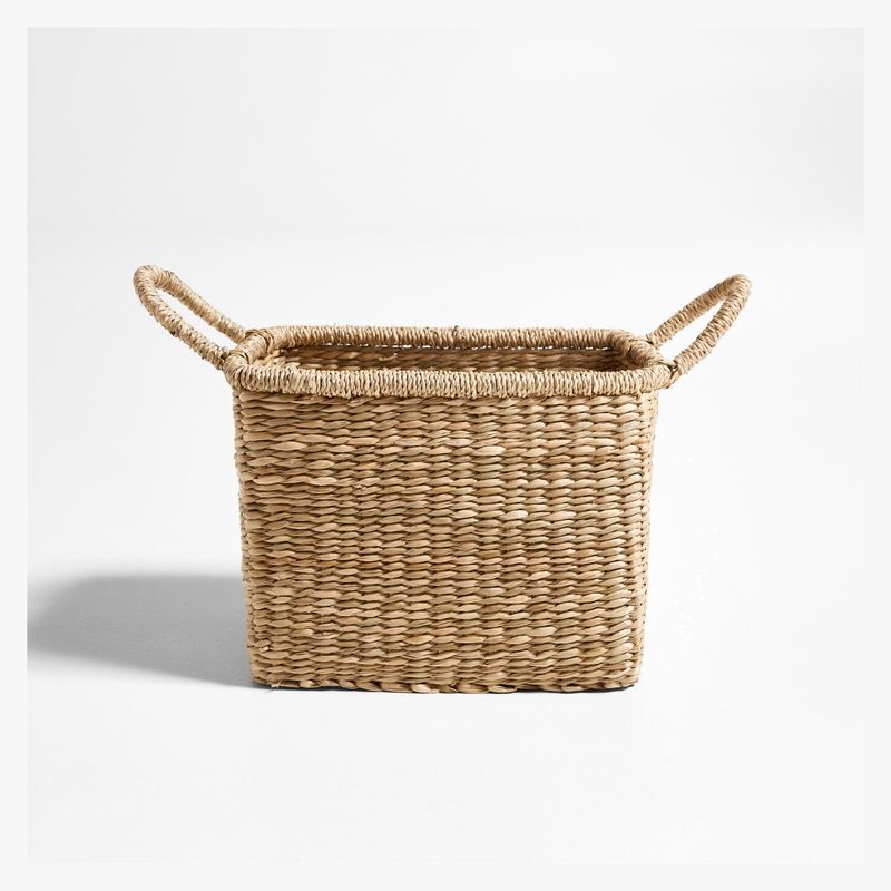 CRATE & BARREL - Canasto Vonne Decorativo Small Crate & Barrel