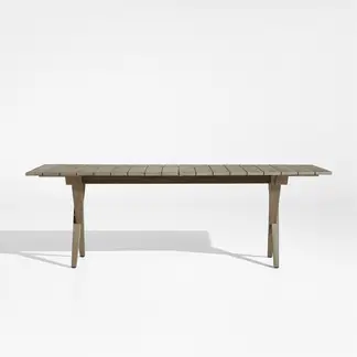 CRATE & BARREL - Mesa Comedor De Terraza Extensible Andorra