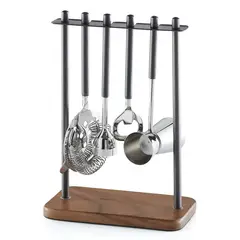 CRATE & BARREL - Set Utensilios Para Bar Fenton Grafito