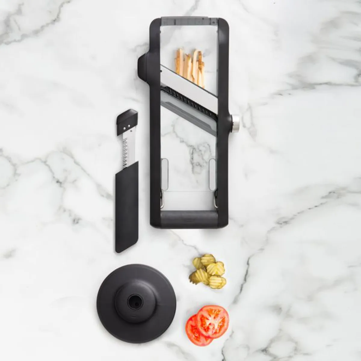 CRATE & BARREL - Mandolina Vidrio 4 En 1 Crate & Barrel