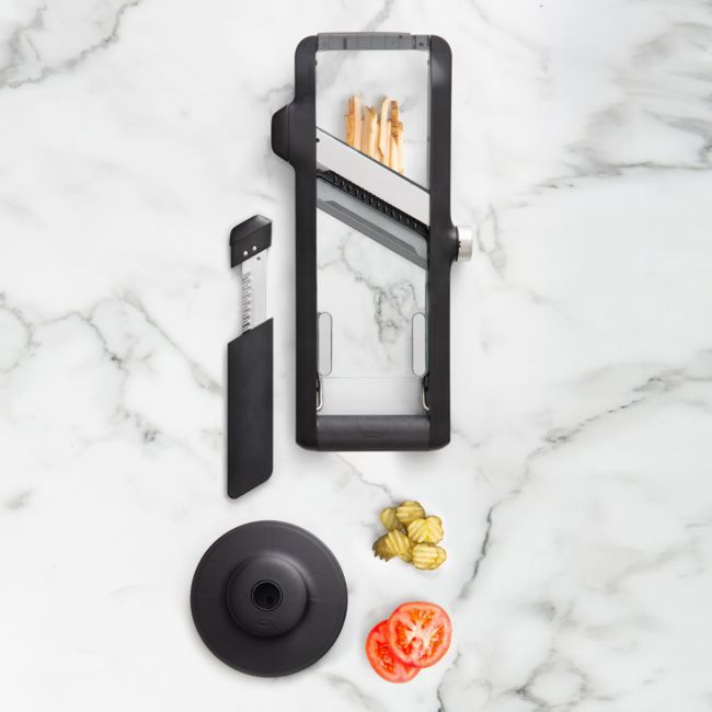 CRATE & BARREL - Mandolina Vidrio 4 En 1 Crate & Barrel