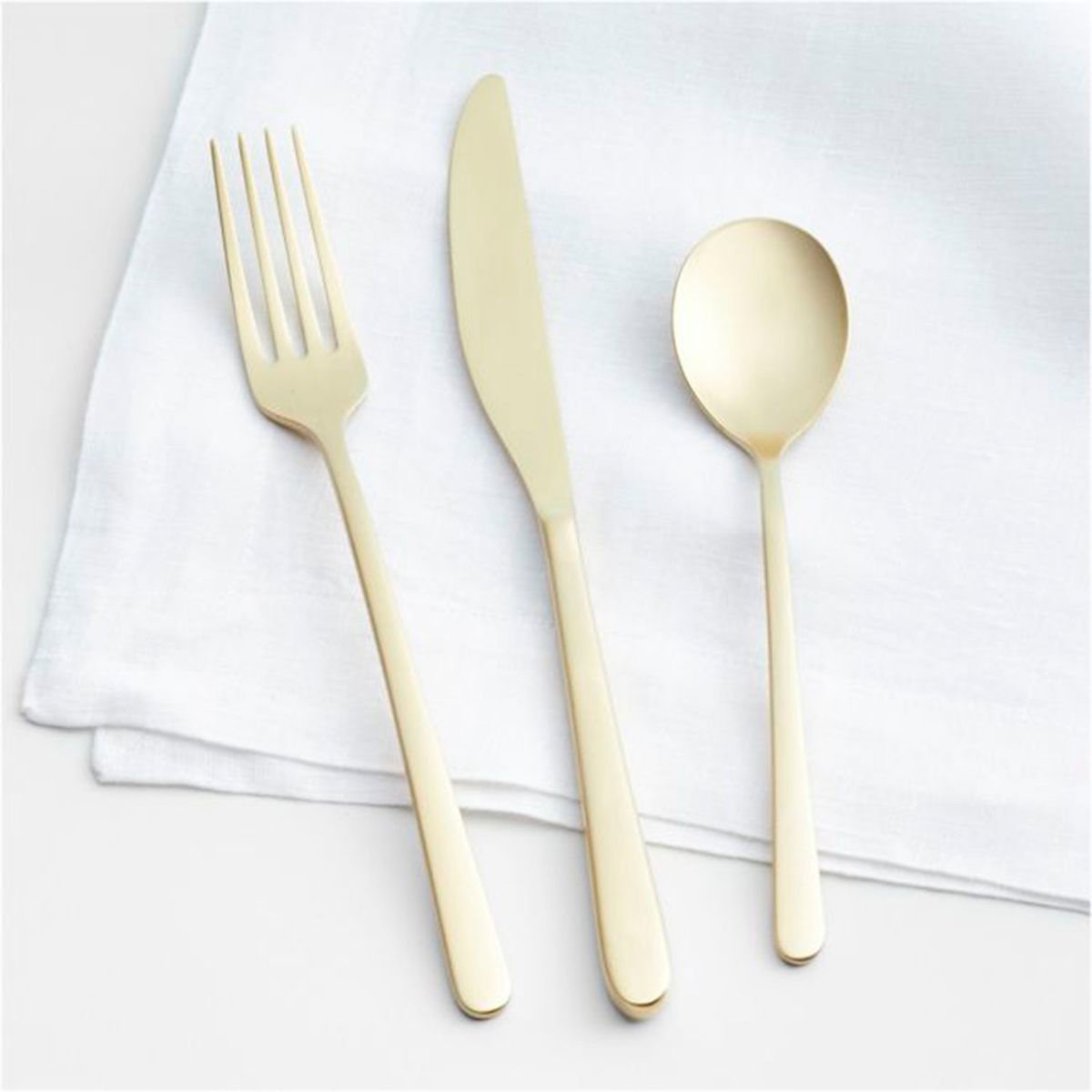 CRATE & BARREL - Set 3 Cubiertos Champagne Crate & Barrel