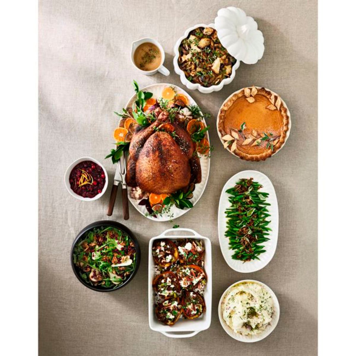 CRATE & BARREL - Fuente Ovalada Blanca Dover Crate & Barrel