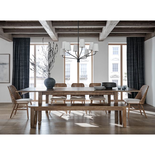 CRATE & BARREL - Mesa Comedor Extensible Basque 208-300 cm Crate & Barrel