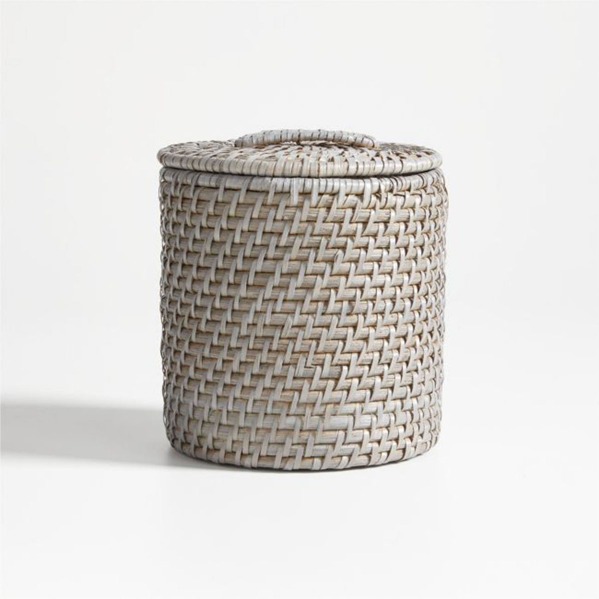 CRATE & BARREL - Canasto Pequeño Sedona Gris Crate & Barrel