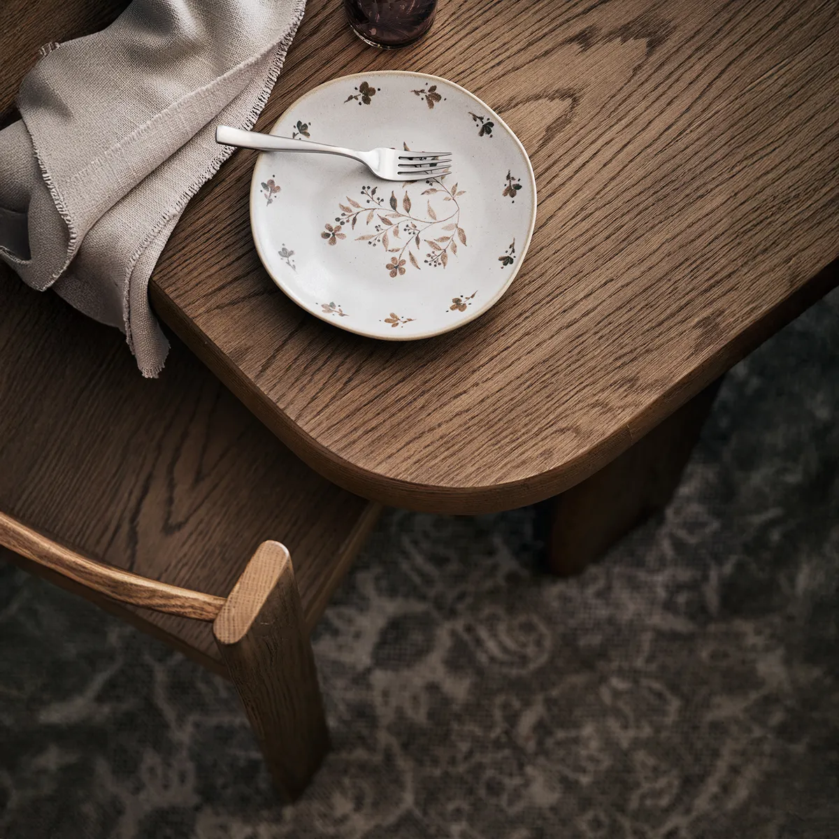 CRATE & BARREL - Mesa Comedor Hearth Extensible Roble Crate & Barrel