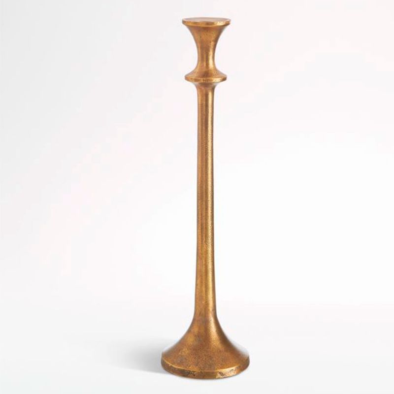 CRATE & BARREL - Candelabro Emmett Latón Crate & Barrel