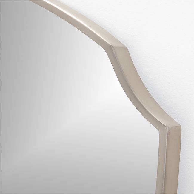 CRATE & BARREL - Espejo Emmy Con Marco Gris 183x123 Cm Crate & Barrel