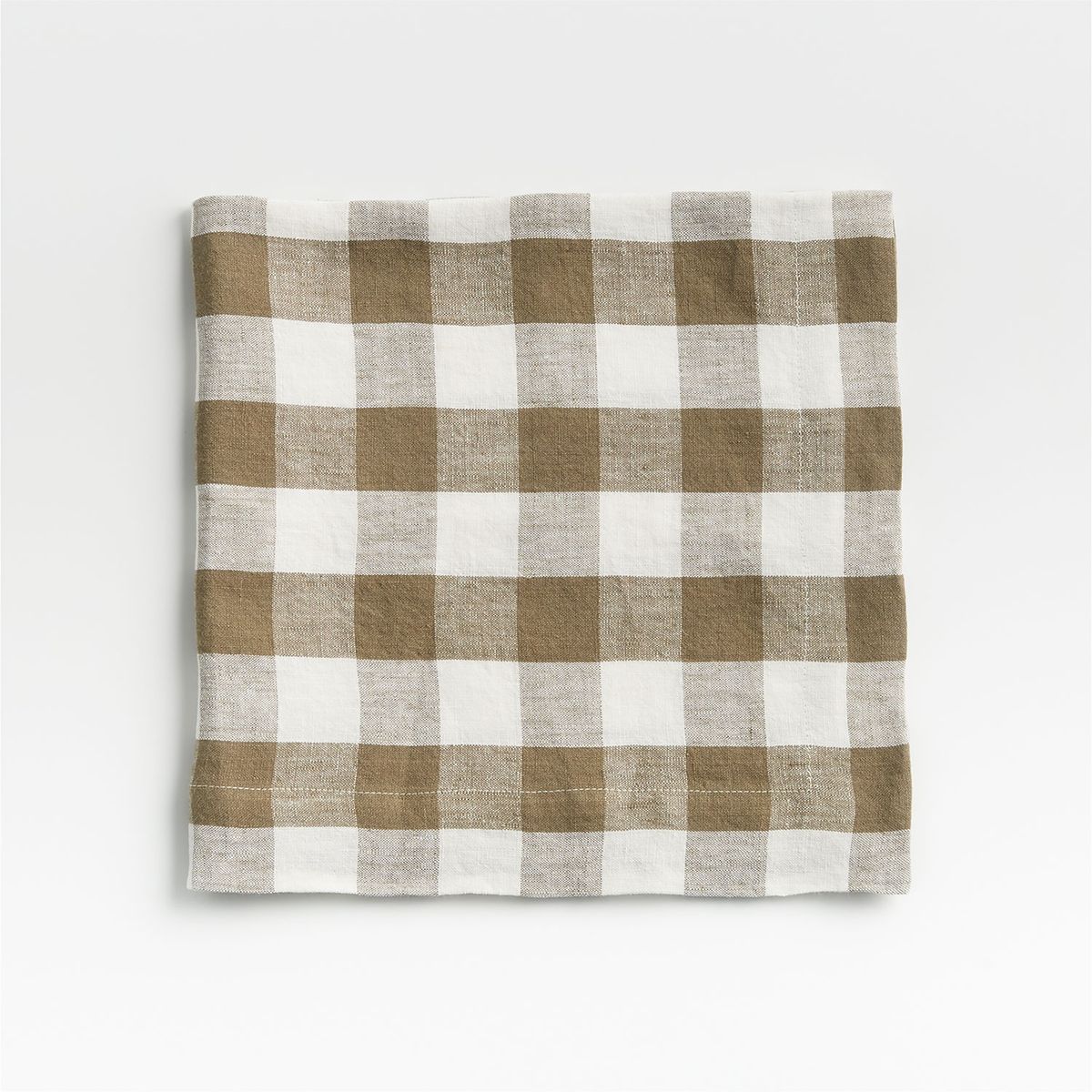 CRATE & BARREL - Servilleta Lino Vichy 56X56 Cm Crate&Barrel