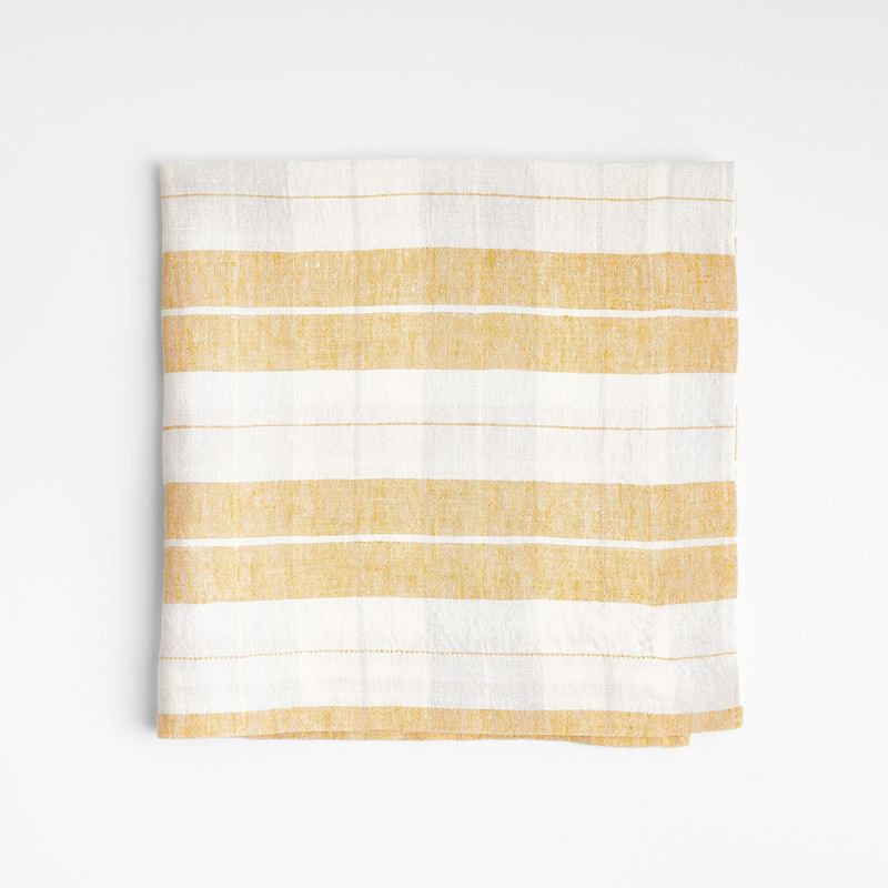 CRATE & BARREL - Servilleta Lino Marin Diseño 56X56 Cm Crate&Barrel
