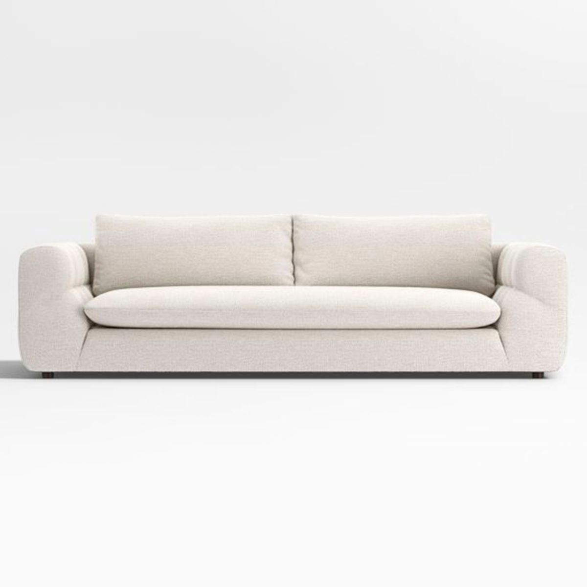 CRATE & BARREL - Sofá Bouclé Cambria 3 Cuerpos Crate & Barrel
