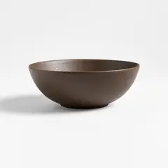 CRATE & BARREL - Bowl Cereal Craft Espresso