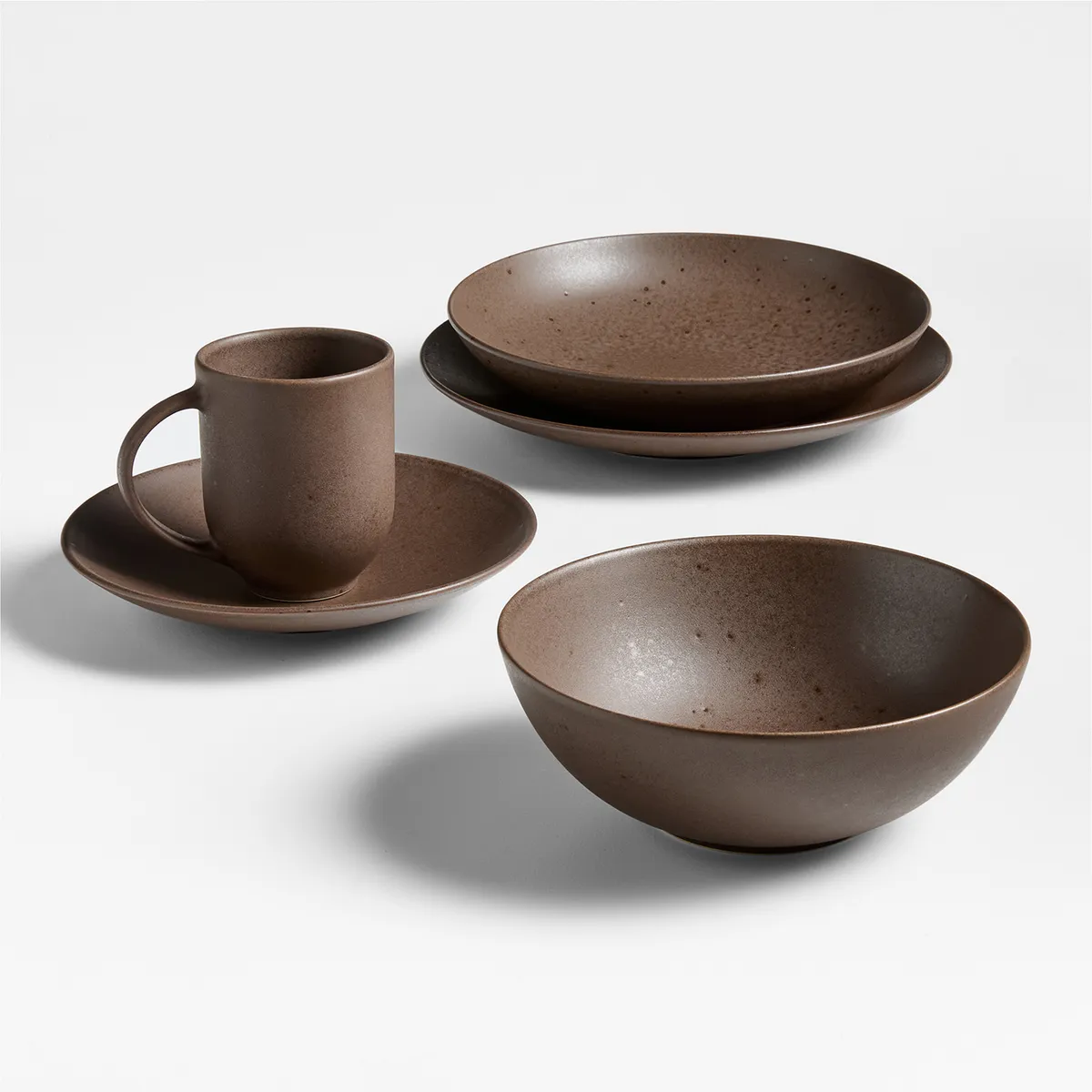 CRATE & BARREL - Bowl Cereal Craft Espresso Crate & Barrel