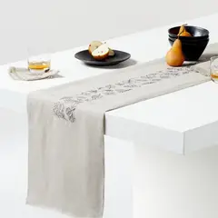 CRATE & BARREL - Camino Mesa Hojas Otoño 229cm