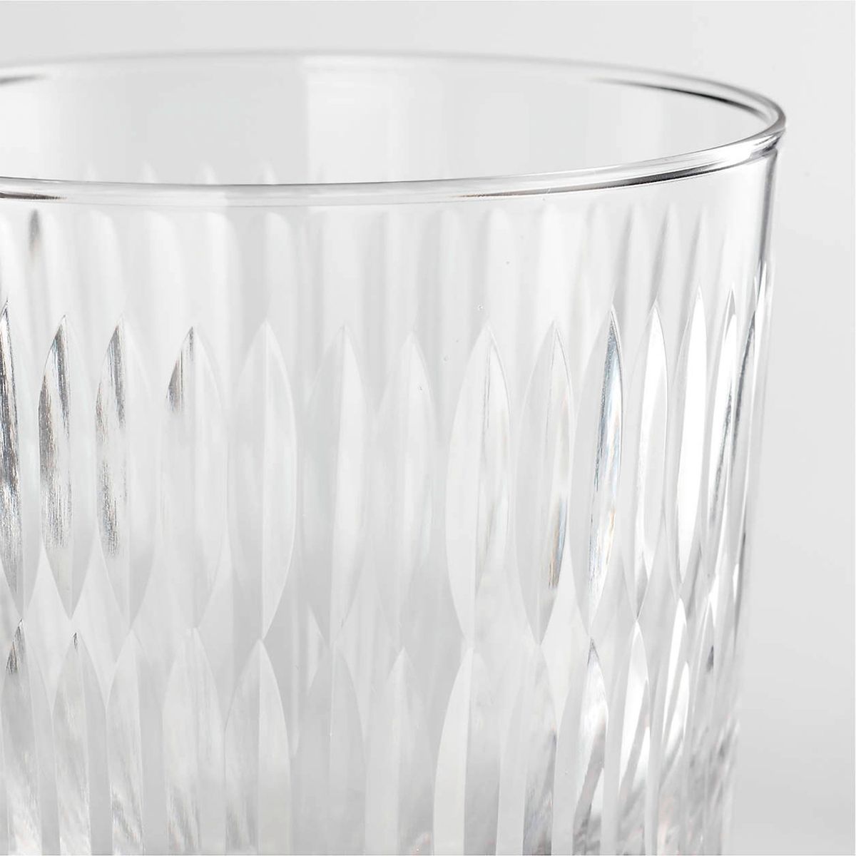 CRATE & BARREL - Vaso Cocktail Niels Doble Vidrio Crate & Barrel
