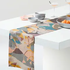 CRATE & BARREL - Camino De Mesa Floral Braque 305 Cm