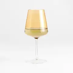 CRATE & BARREL - Copa Vino Blanco Ambar Ingrid