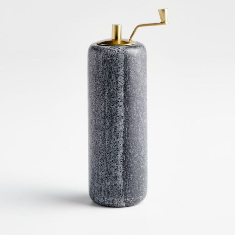 CRATE & BARREL - Pimentero Hayes Mármol Negro Crate & Barrel