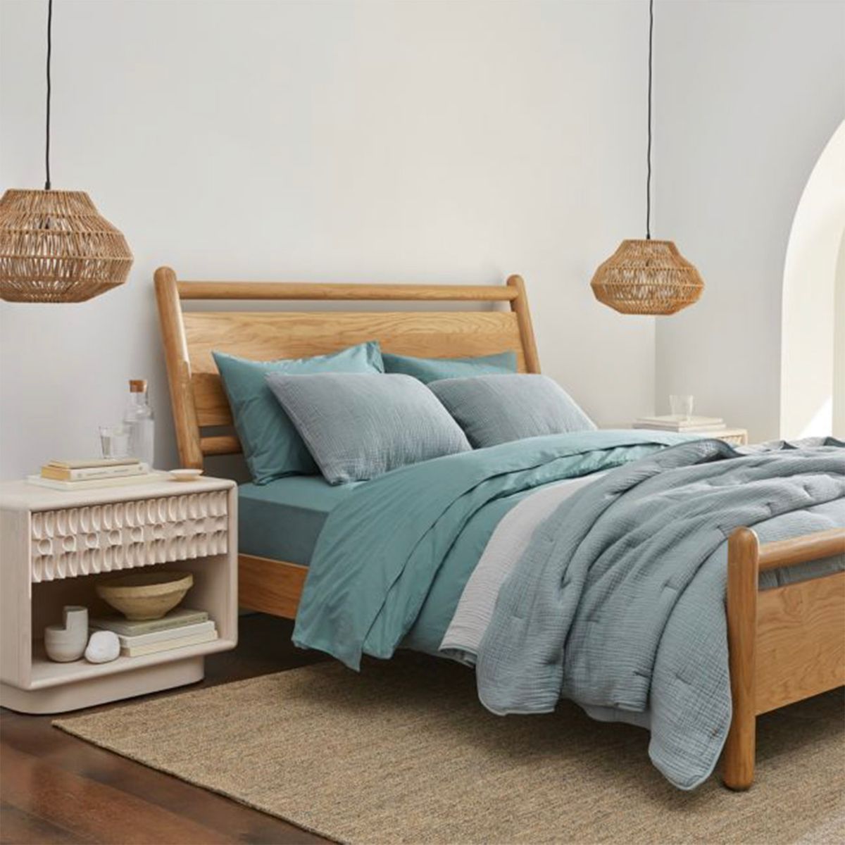CRATE & BARREL - Alfombra Sisal Almendra Crate & Barrel