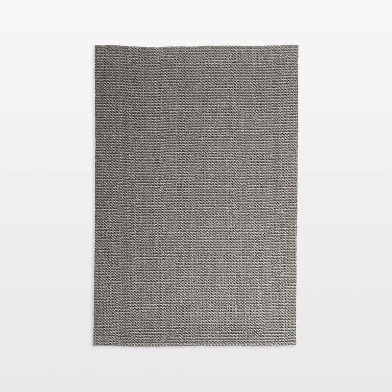 CRATE & BARREL - Alfombra Sisal Gris Crate & Barrel