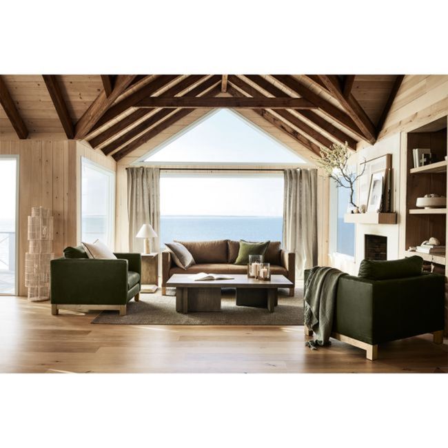 CRATE & BARREL - Alfombra Sisal Gris Crate & Barrel