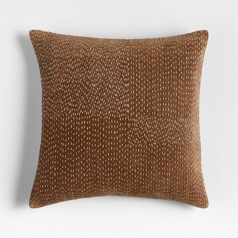 CRATE & BARREL Funda Cojín Sashiko 60x60 Cm
