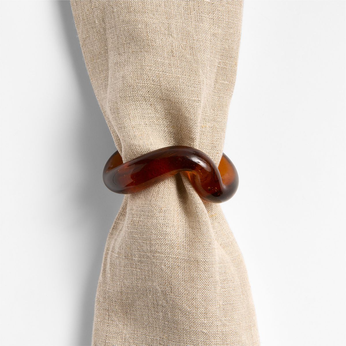 CRATE & BARREL - Anillo Servilleta Vidrio Reciclado Crate & Barrel