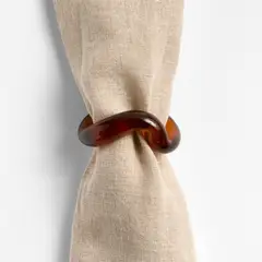 CRATE & BARREL - Anillo Servilleta Vidrio Reciclado