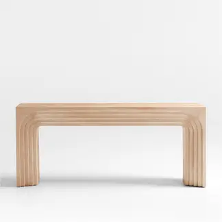 CRATE & BARREL - Arrimo Valo 183 cm Pino natural