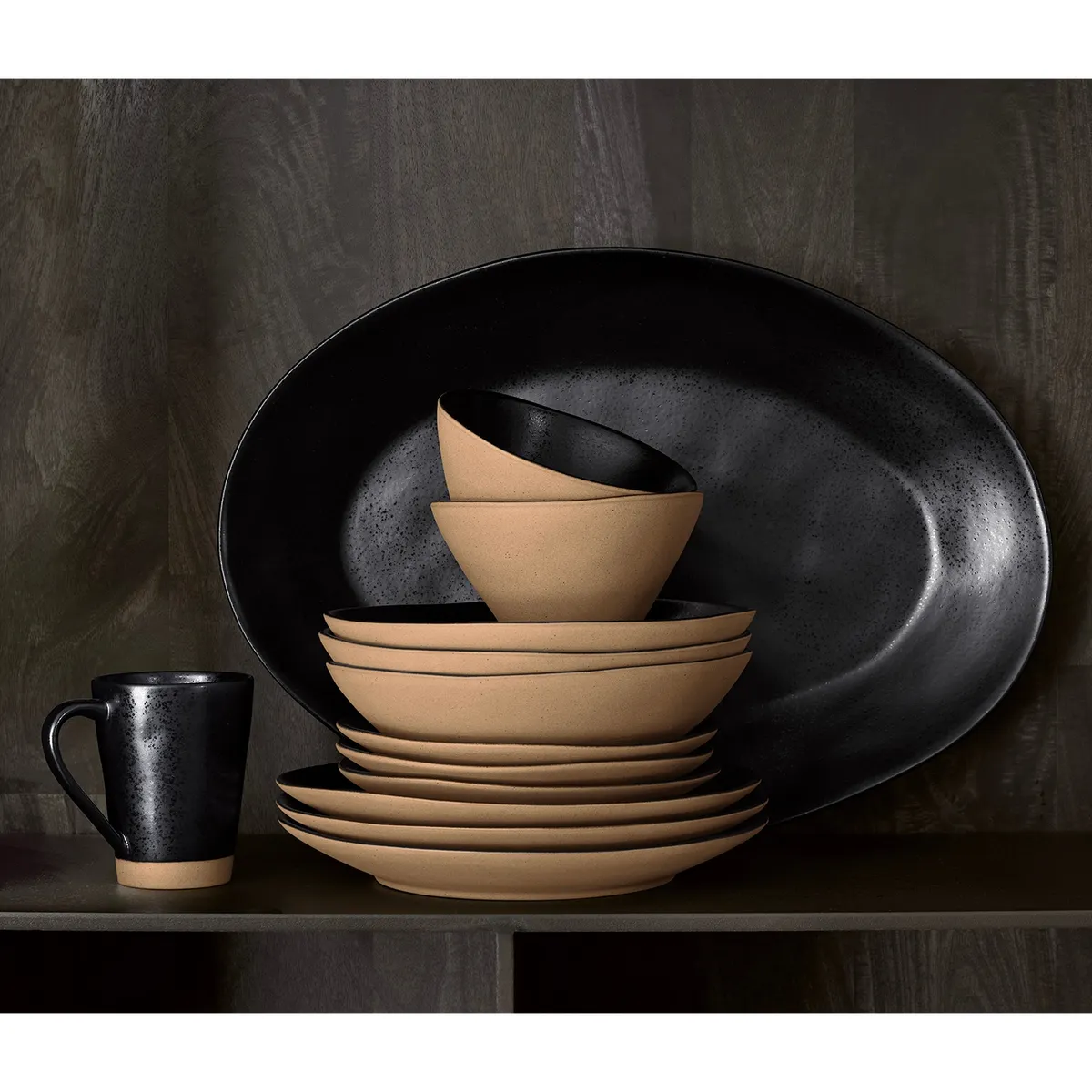 CRATE & BARREL - Mug Marin Reciclado Crate&Barrel