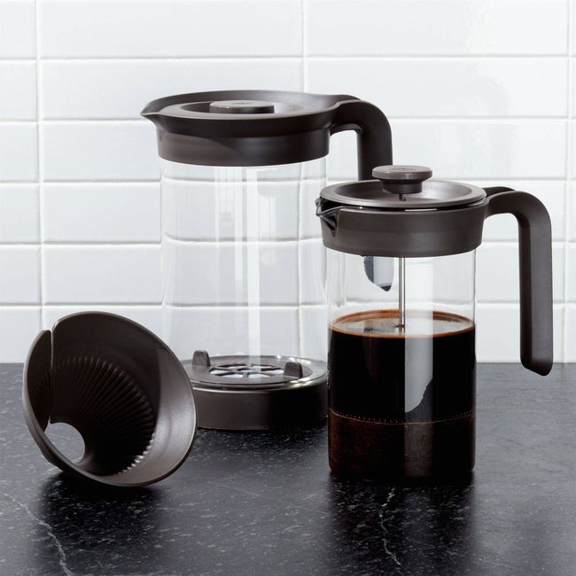 CRATE & BARREL - Set 3 Cafeteras ChefN Coffeehouse