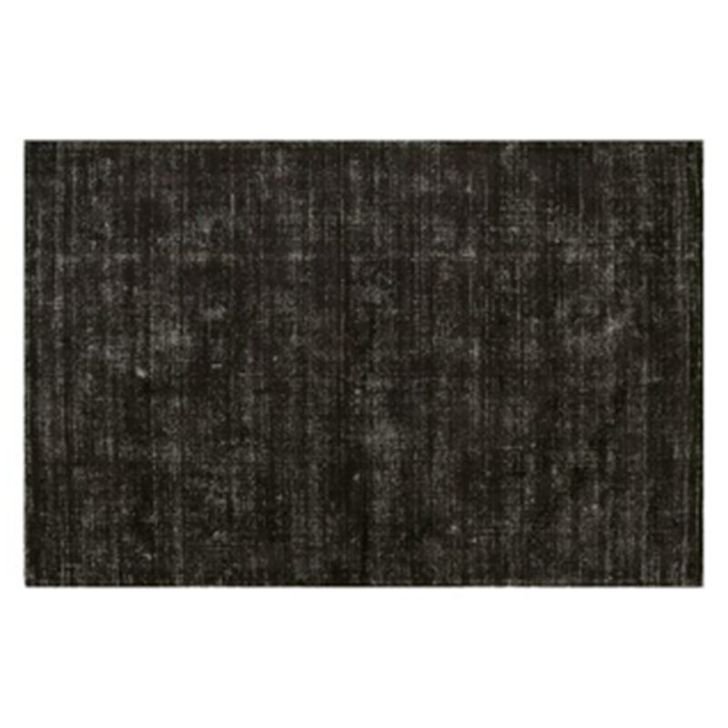 CRATE & BARREL - Alfombra Vaughn Negra Crate & Barrel