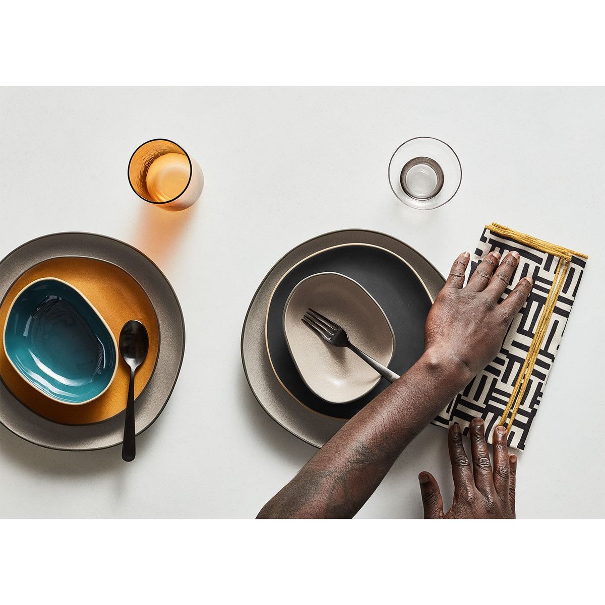 CRATE & BARREL - Servilleta Algodón Merrow 50X50 Cm Crate&Barrel