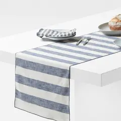 CRATE & BARREL - Camino Mesa Merrow Rayas 305 cm Crate&Barrel