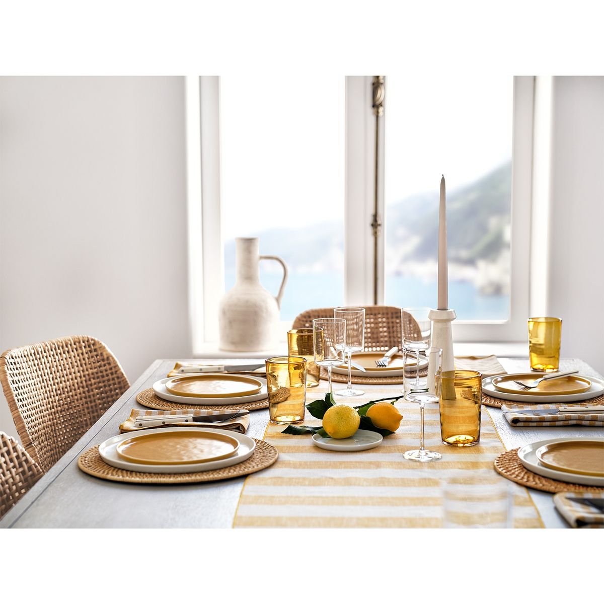 CRATE & BARREL - Servilleta Algodón Merrow 50X50 Cm Crate&Barrel