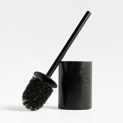 CRATE & BARREL - Cepillo WC Bleecker Mármol Negro