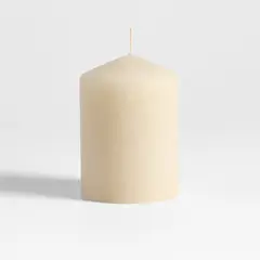 CRATE & BARREL - Vela Pilar Sand 15X10 Cm
