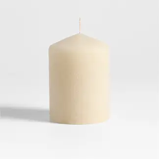 CRATE & BARREL - Vela Pilar Sand 15X10 Cm