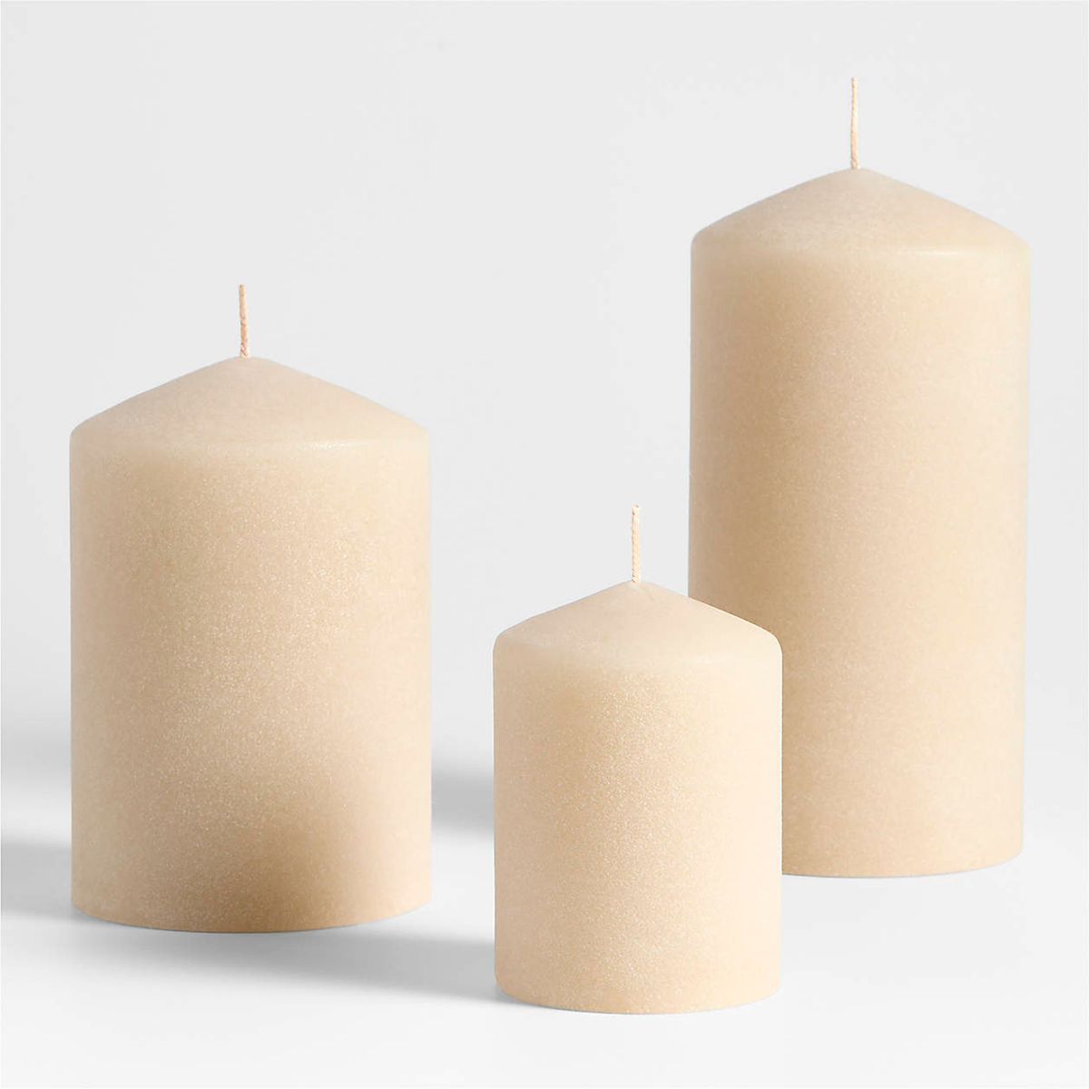 CRATE & BARREL - Vela Pilar Sand 10x20 Cm Crate & Barrel