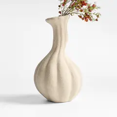 CRATE & BARREL - Jarrón Gourdgeous Cerámica 24 Cm