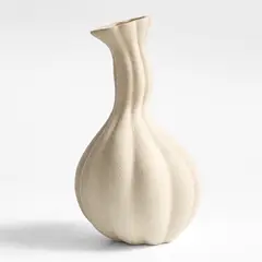 CRATE & BARREL - Jarrón Gourdgeous Cerámica 40 Cm